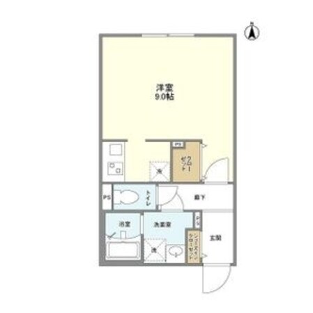 GVIVRE東別院の物件間取画像